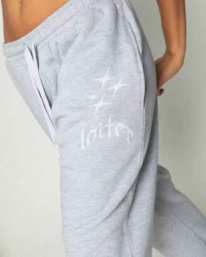 Loiter Tour Track Pants Grey Marle