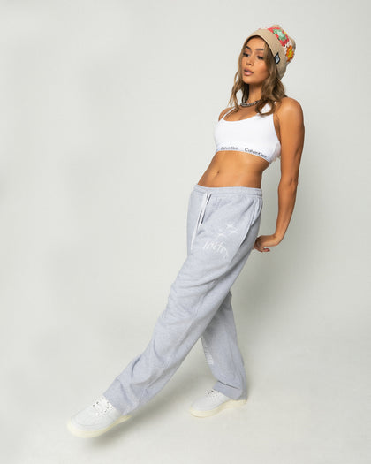 Loiter Tour Track Pants Grey Marle