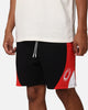 Carre C Star Panelled Shorts Black/Red