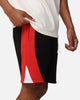 Carre C Star Panelled Shorts Black/Red