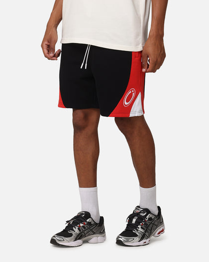 Carre C Star Panelled Shorts Black/Red