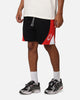 Carre C Star Panelled Shorts Black/Red