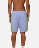 Carre C Star Panelled Shorts Pale Blue