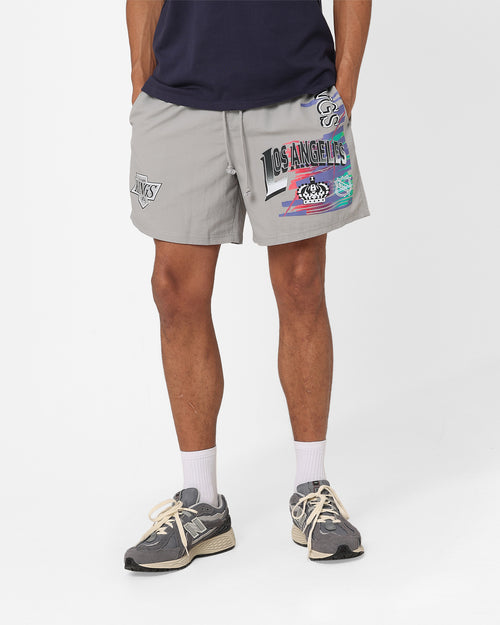 Mitchell & Ness Los Angeles Kings Nylon Shorts Grey