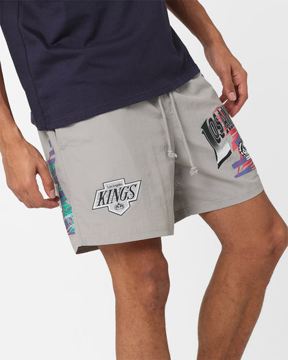 Mitchell & Ness Los Angeles Kings Nylon Shorts Grey