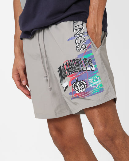 Mitchell & Ness Los Angeles Kings Nylon Shorts Grey
