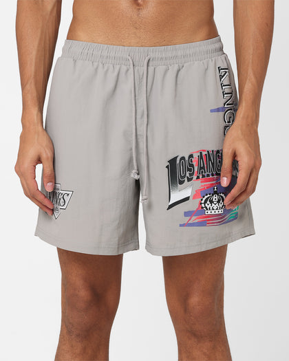 Mitchell & Ness Los Angeles Kings Nylon Shorts Grey