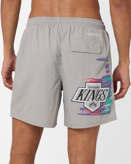 Mitchell & Ness Los Angeles Kings Nylon Shorts Grey