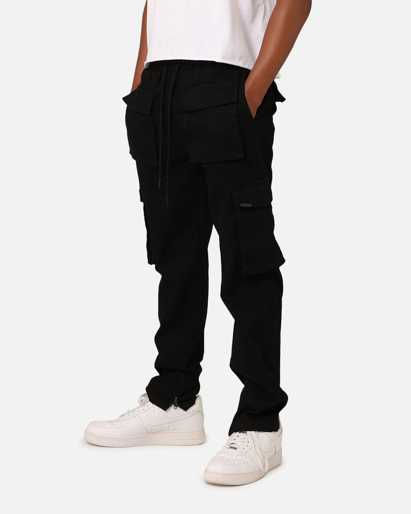 Saint Morta Infantry Relaxed Cargo Pants Black | Culture Kings US