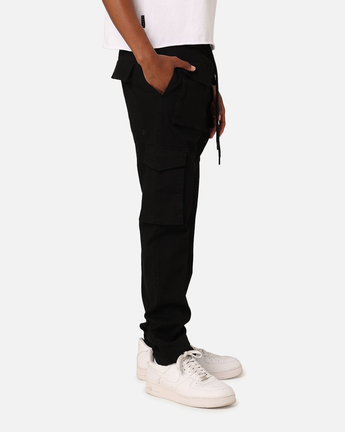 Saint Morta Infantry Relaxed Cargo Pants Black | Culture Kings US