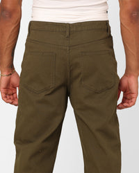 XXIII Dani Baggy Jeans Olive