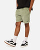 X-Large 91 Wide Corduroy Beach Shorts Pigment Artichoke