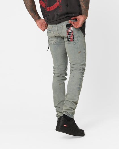 Ksubi X A$AP TyY Oil Slicker Jeans Denim/Linen