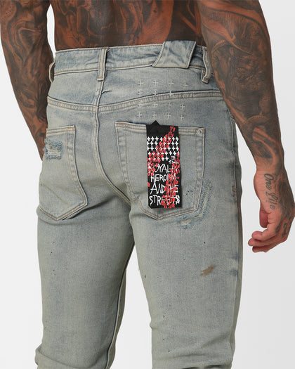 Ksubi X A$AP TyY Oil Slicker Jeans Denim/Linen