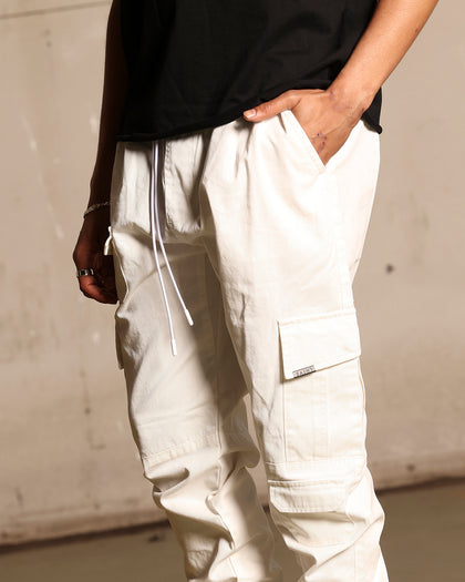 Saint Morta Utility Joggers Off White