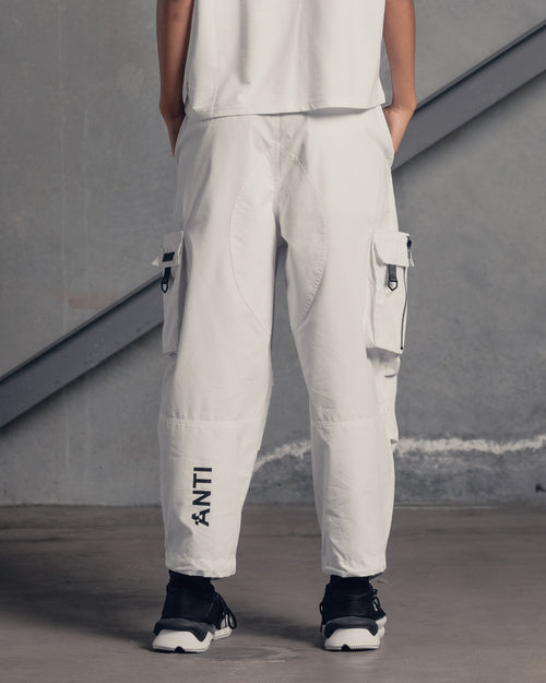 The Anti Order Armed Forces Buffalo Joggers Off White