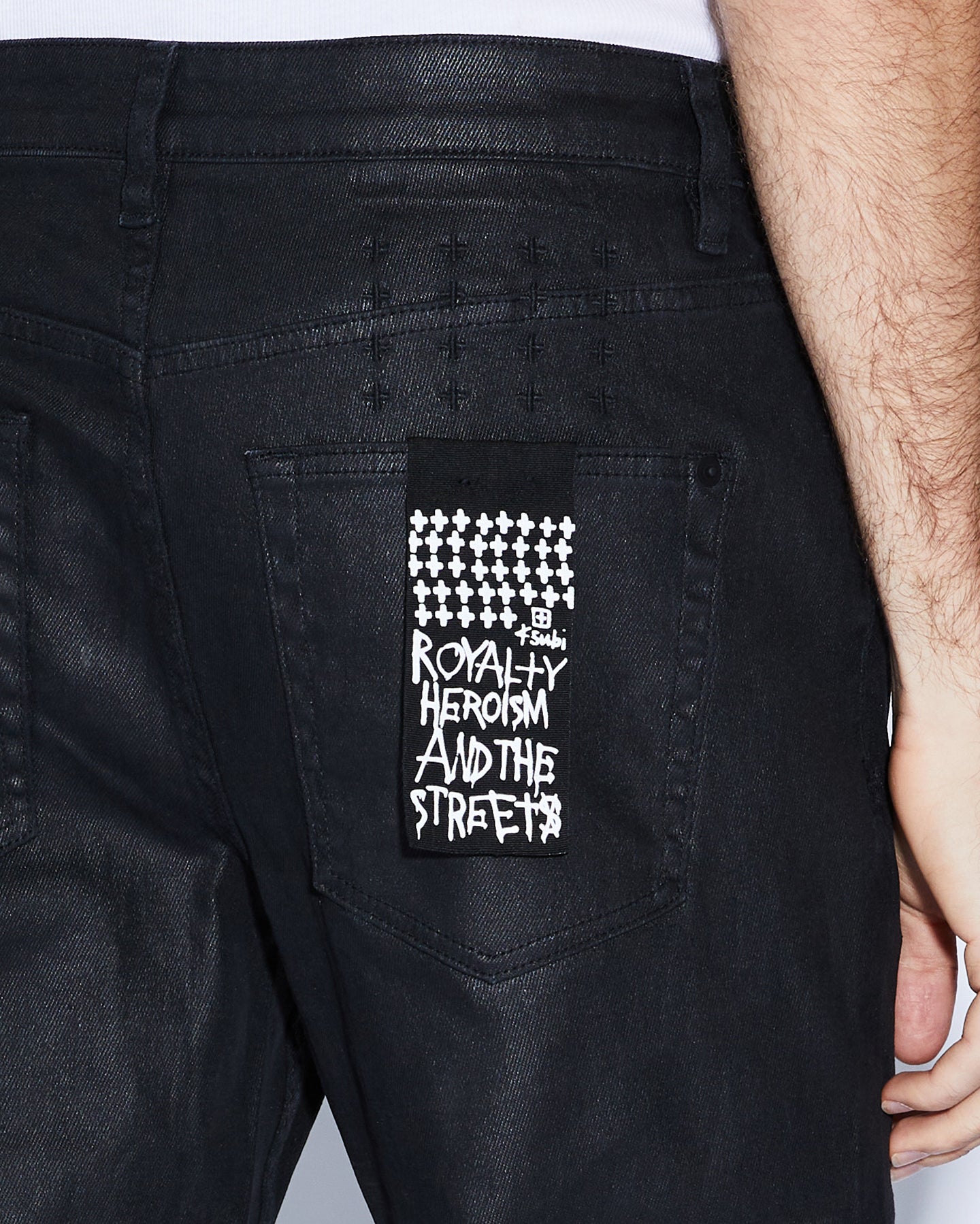 Ksubi Bronko Wax Jeans Black | Culture Kings US