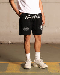Saint Morta Roadhouse Denim Shorts Vintage Black