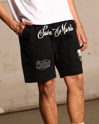 Saint Morta Roadhouse Denim Shorts Vintage Black