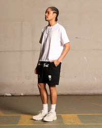Saint Morta Roadhouse Denim Shorts Vintage Black
