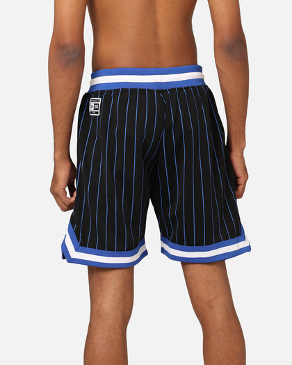New Era Los Angeles Dodgers Mesh Shorts Black Pinstripe