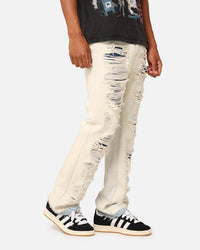 XXIII Elliot Distressed Jeans Light Blue Acid