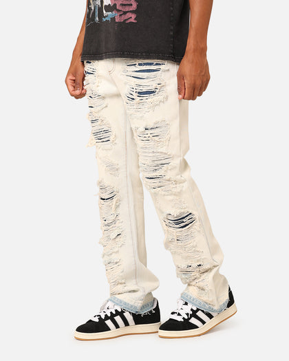 XXIII Elliot Distressed Jeans Light Blue Acid