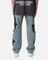TRIBAL PATCHED DENIM