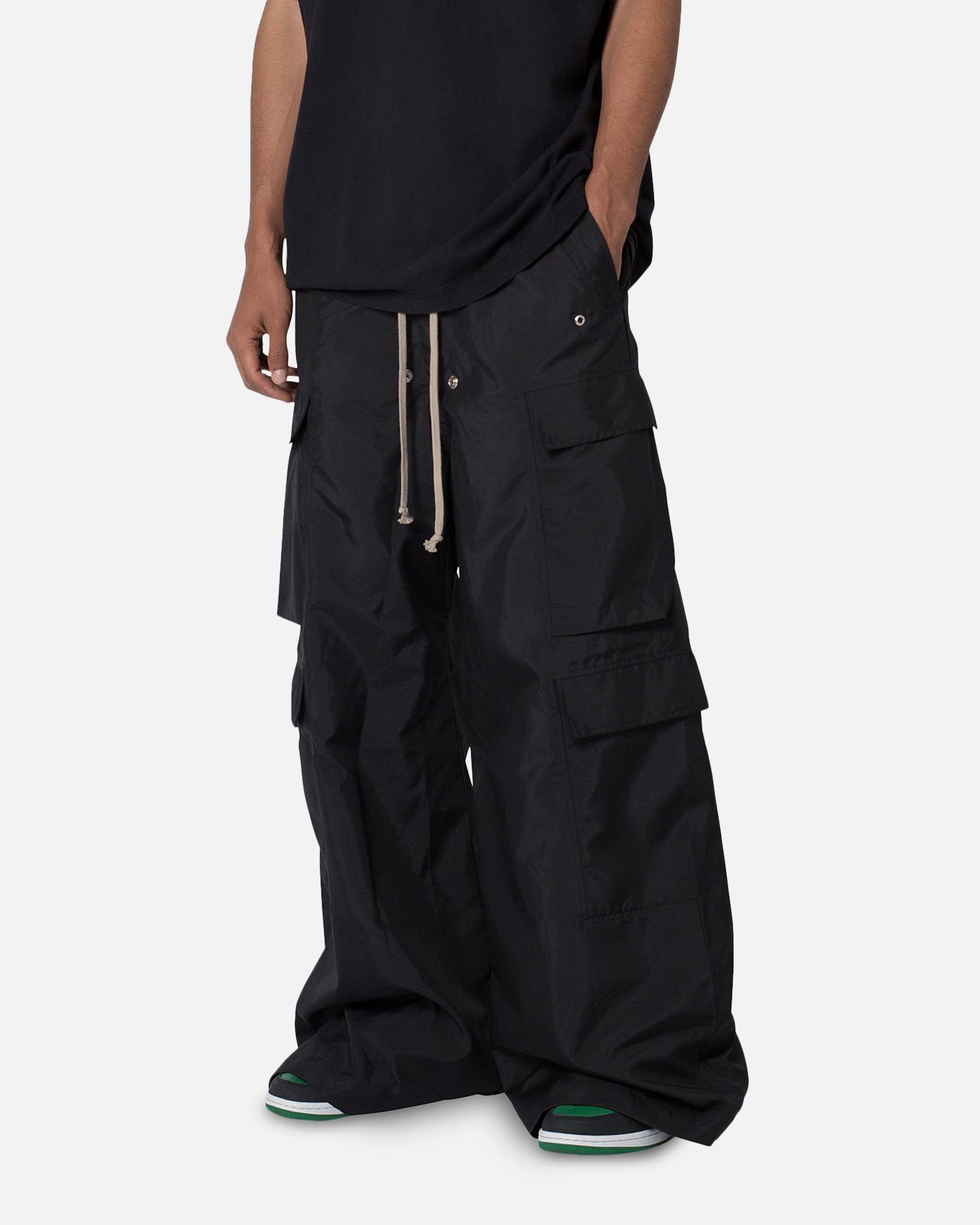 MNML Rave Double Cargo Pants Black | Culture Kings US