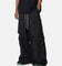 MNML Rave Double Cargo Pants Black