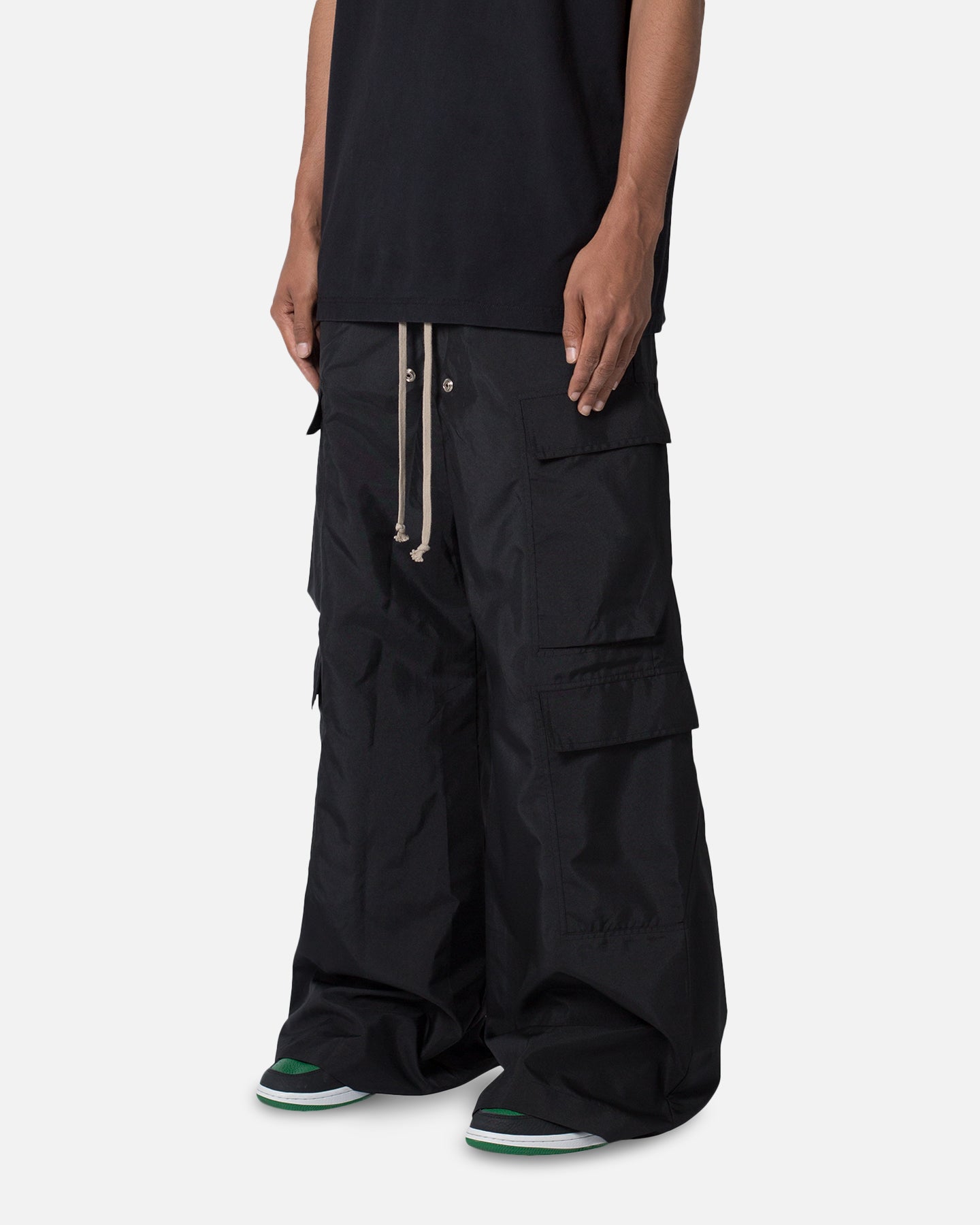 mnml RAVE DOUBLE CARGO PANT（BLK） MNML Rave Double Cargo Pants Black | Culture Kings US