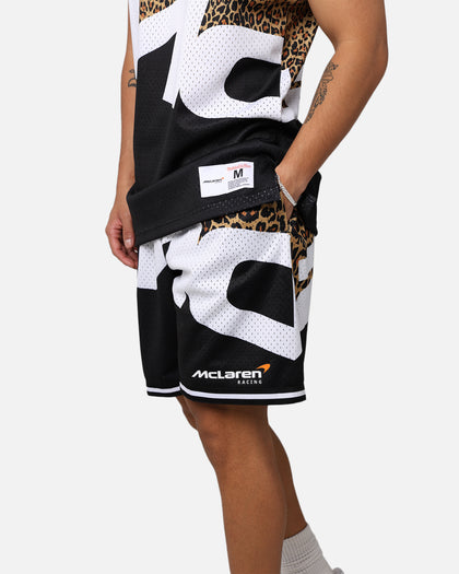 Mitchell & Ness X McLaren X Culture Kings Las Vegas Collection Sublimated Mesh Shorts Black