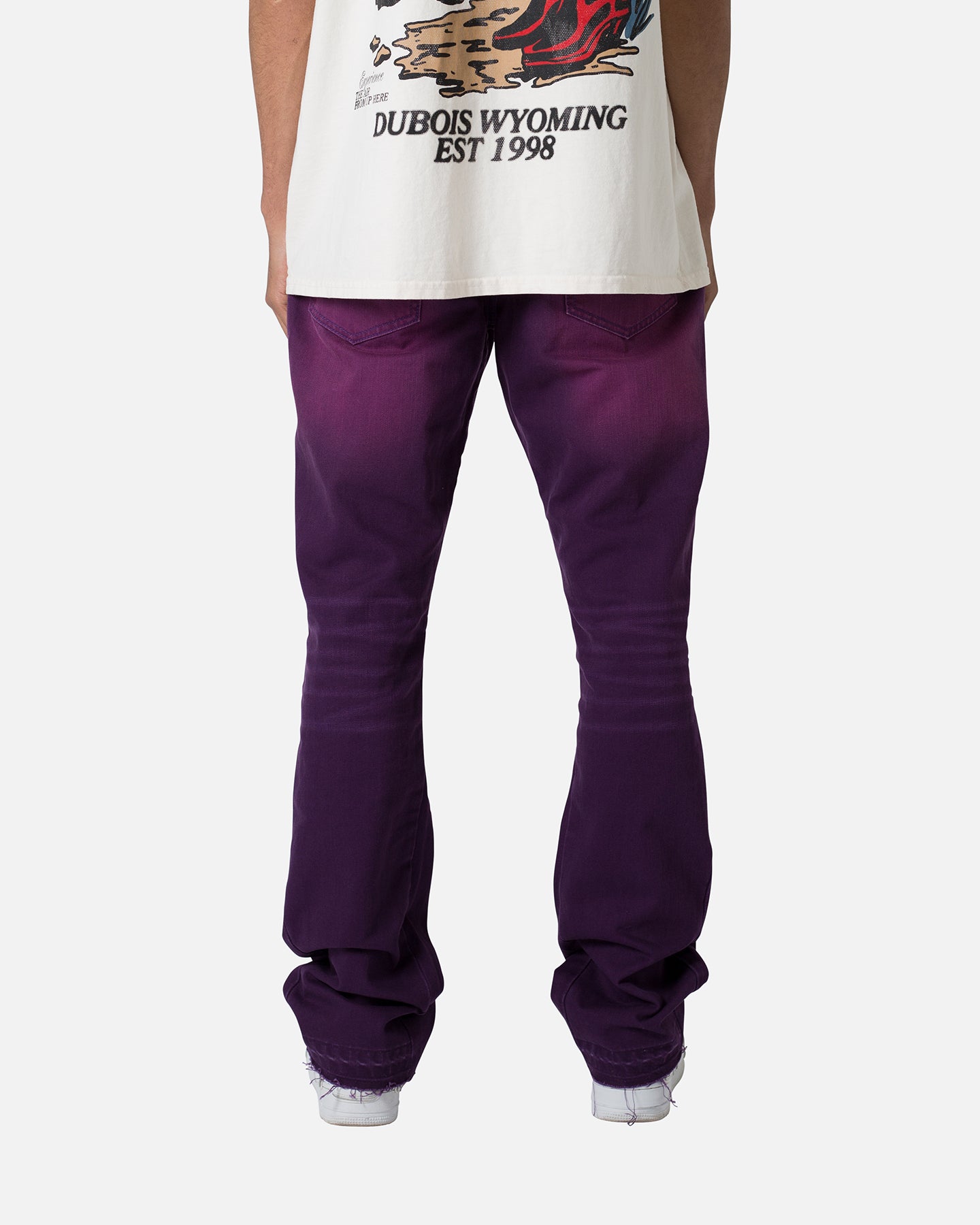MNML B512 Flare Denim Jeans Purple | Culture Kings US