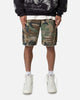 MNML Distressed Cargo Shorts Camo