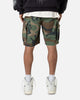 MNML Distressed Cargo Shorts Camo