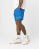 Champion Reverse Weave Cursive Logo Shorts Pelican Do