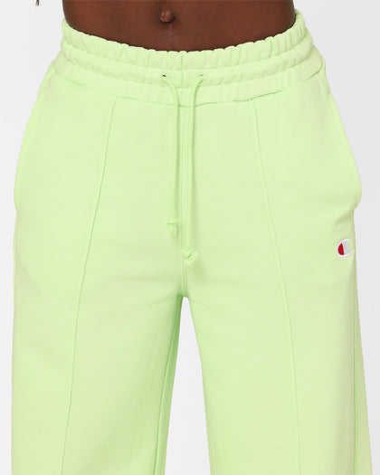 Champion Women's Reverse Weave Small C Wide Leg Joggers Coco Palm