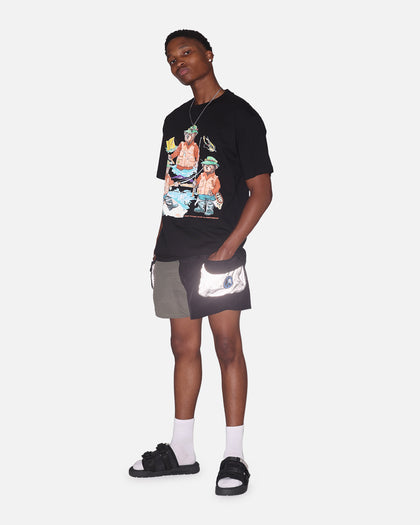 Market Garden Tech Shorts Black/Olive