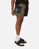 Market Garden Tech Shorts Black/Olive