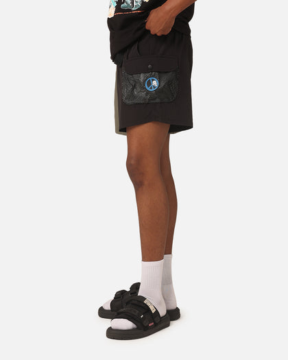 Market Garden Tech Shorts Black/Olive