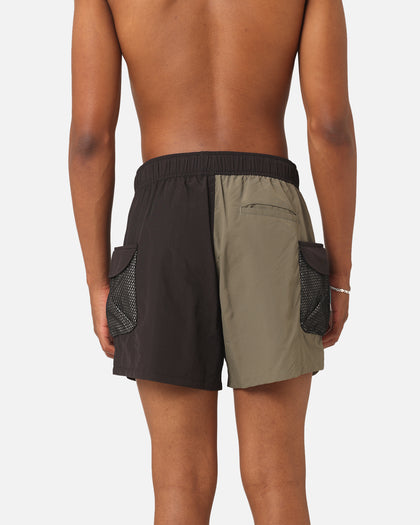 Market Garden Tech Shorts Black/Olive