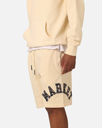 Market Rug Dealer Throwback Arc Shorts Ecru