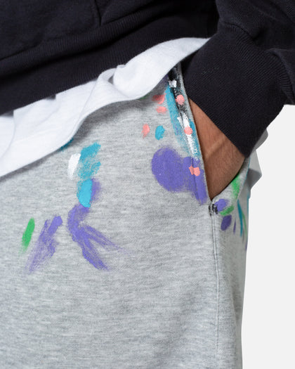 MNML Contrast Paneled Sweatshorts Grey