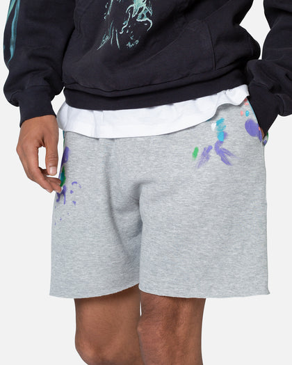MNML Contrast Paneled Sweatshorts Grey