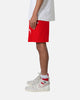 MNML Contrast Paneled Sweatshorts Red