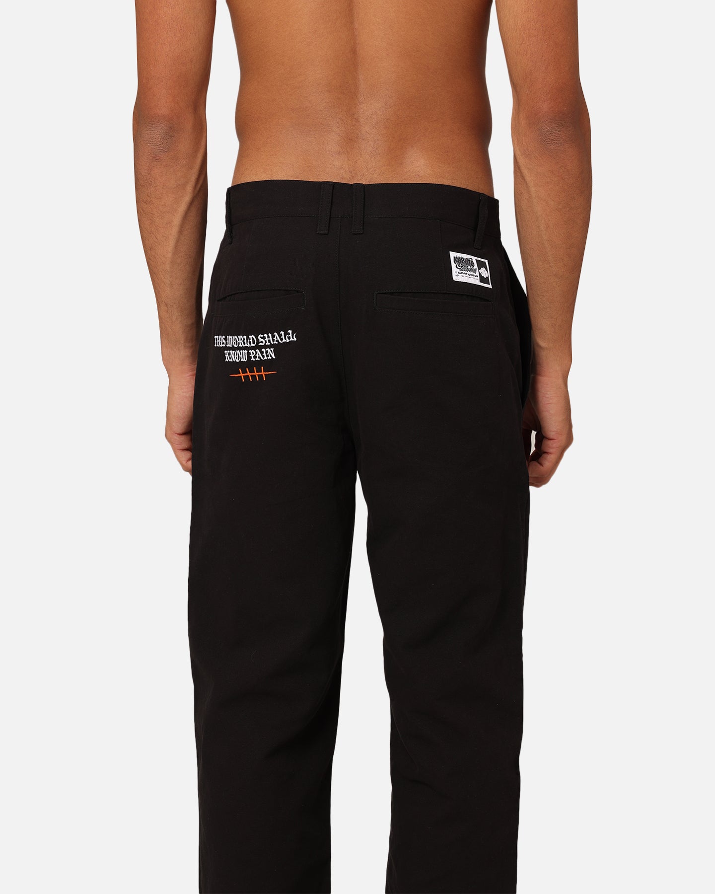 Goat Crew X Naruto Pain Work Pants Black | Culture Kings US
