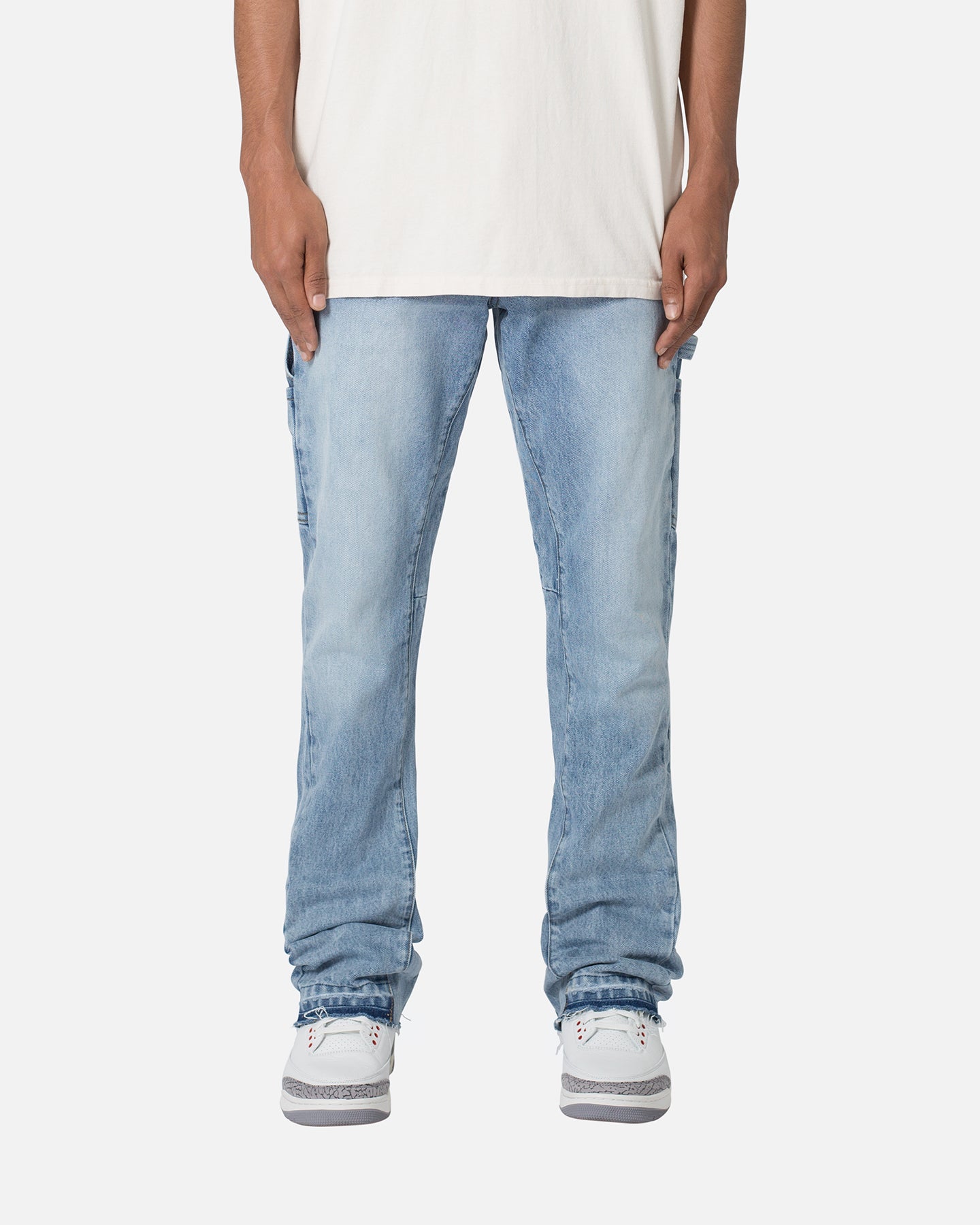 MNML B531 Carpenter Flare Denim Jeans Blue | Culture Kings US