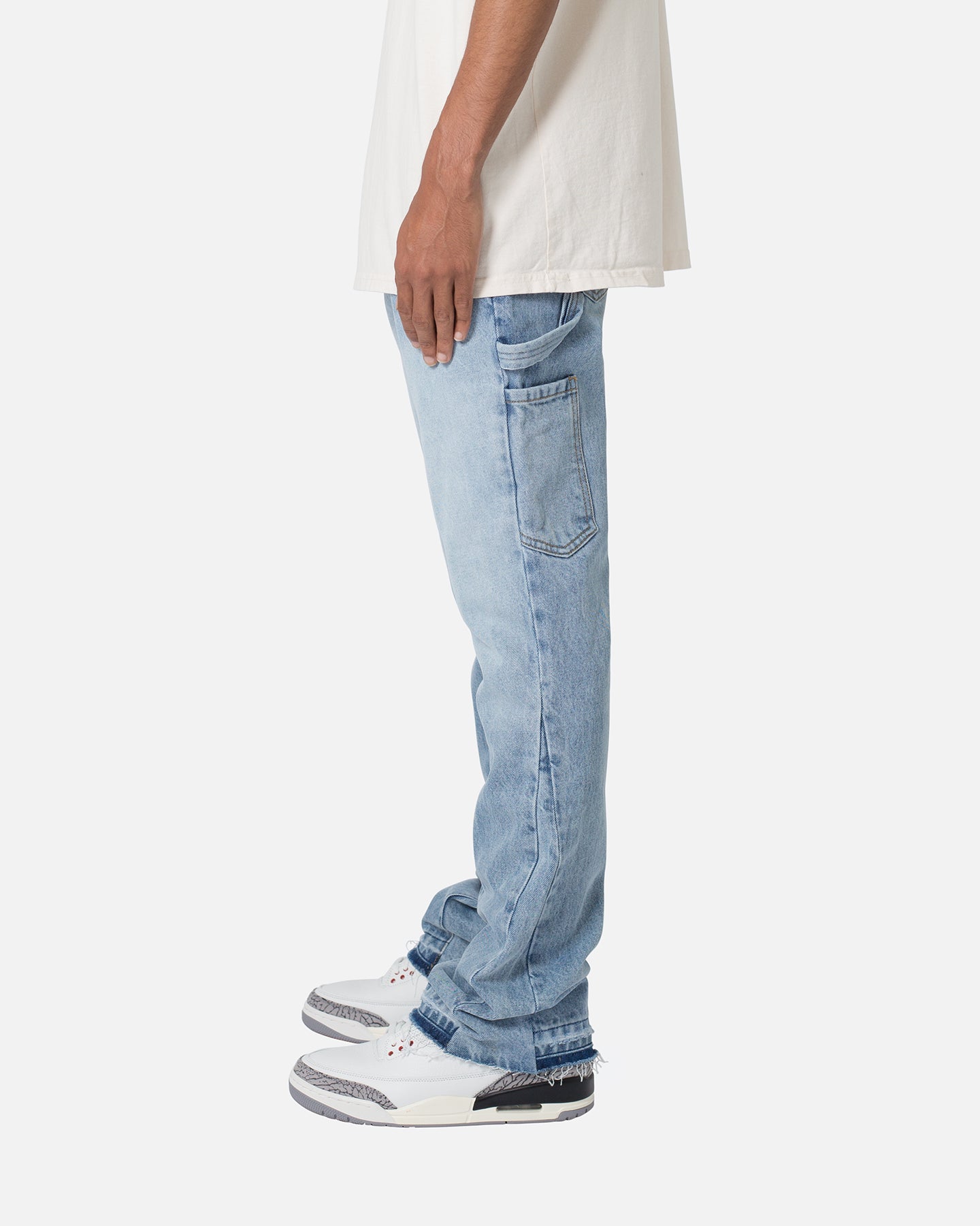 MNML B531 Carpenter Flare Denim Jeans Blue | Culture Kings US