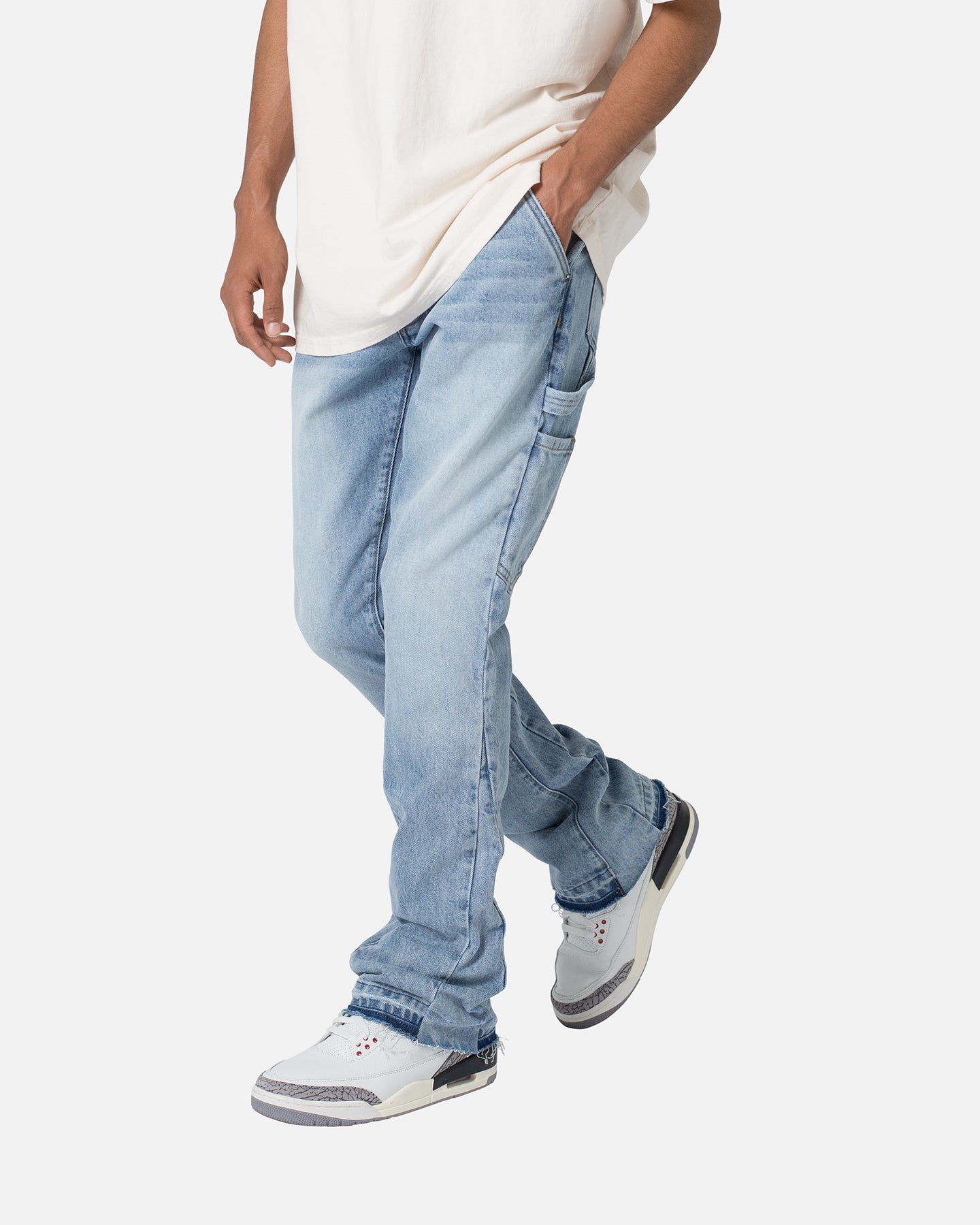MNML B531 Carpenter Flare Denim Jeans Blue | Culture Kings US