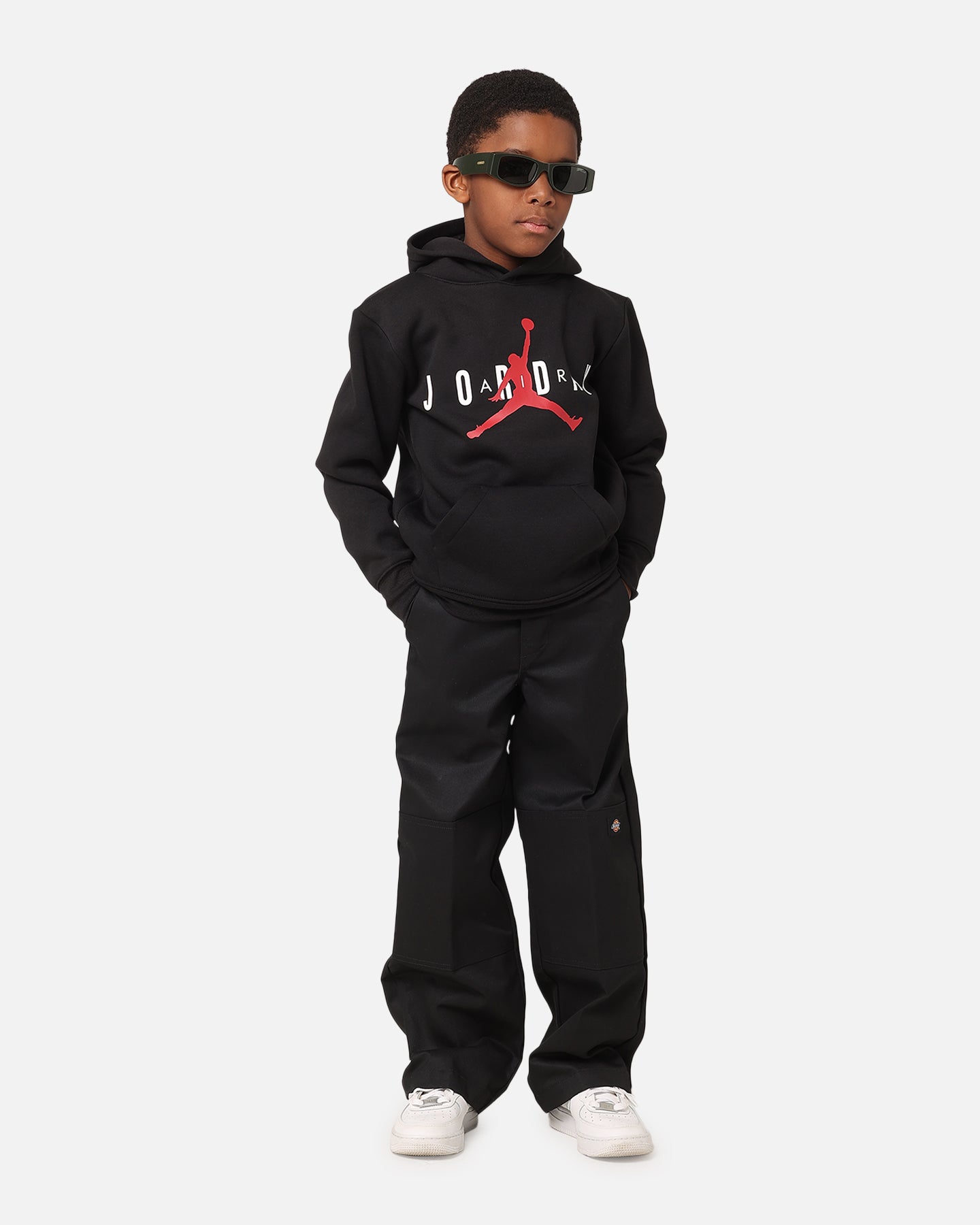 Dickies Kids' 85-283 Loose Fit Double Knee Pant Black | Culture